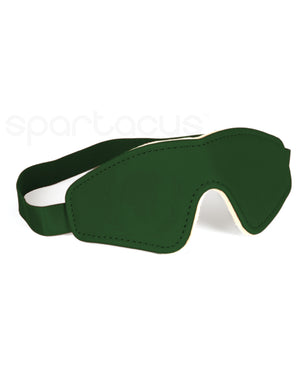 Spartacus Spartacus PU Blindfold w/Plush Lining - Green - Image 2