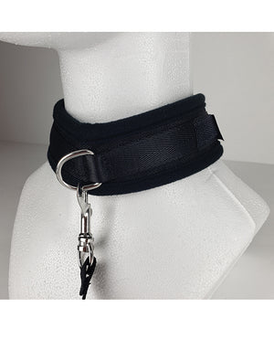 Spartacus Spartacus Collar &amp; Leash - Neoprene Black - Image 2