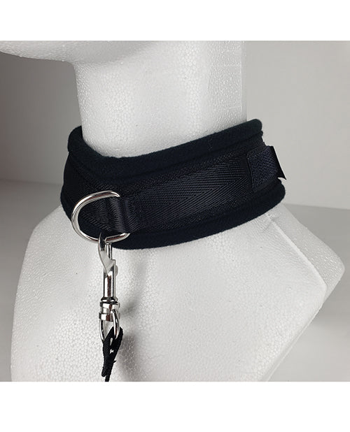 Spartacus Spartacus Collar &amp; Leash - Neoprene Black - Image 2