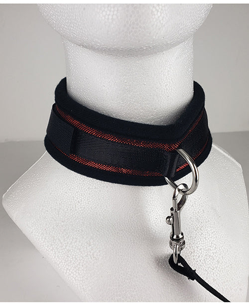 Spartacus Spartacus Collar &amp; Leash - Neoprene Red
