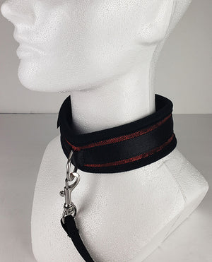 Spartacus Spartacus Collar &amp; Leash - Neoprene Red - Image 4