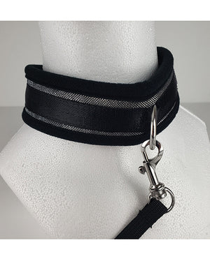 Spartacus Spartacus Collar &amp; Leash - Neoprene Silver