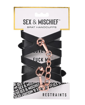 Brat Sex &amp; Mischief Brat Handcuffs