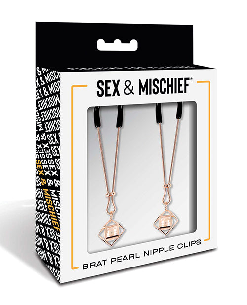 Brat Sex &amp; Mischief Brat Pearl Nipple Clips