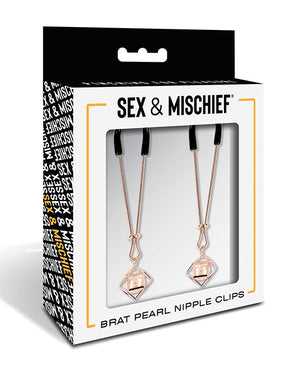 Brat Sex &amp; Mischief Brat Pearl Nipple Clips