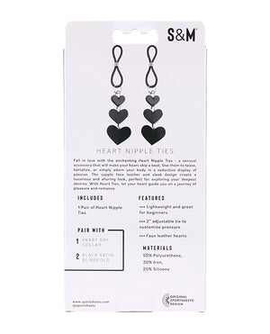 Sex &amp; Mischief Sex &amp; Mischief Heart Nipple Ties - Image 5