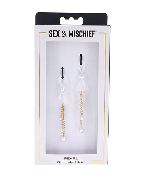 Sex &amp; Mischief Sex &amp; Mischief Pearl Nipple Ties