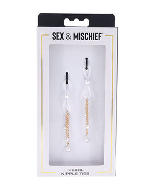 Sex &amp; Mischief Sex &amp; Mischief Pearl Nipple Ties