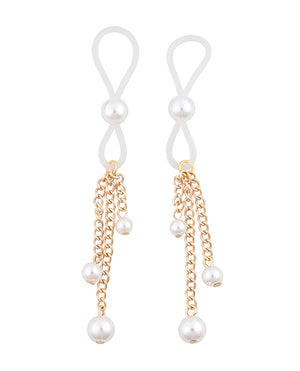 Sex &amp; Mischief Sex &amp; Mischief Pearl Nipple Ties - Image 2
