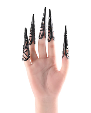 Sex &amp; Mischief Sex &amp; Mischief Sensory Fingertips - Black - Image 4