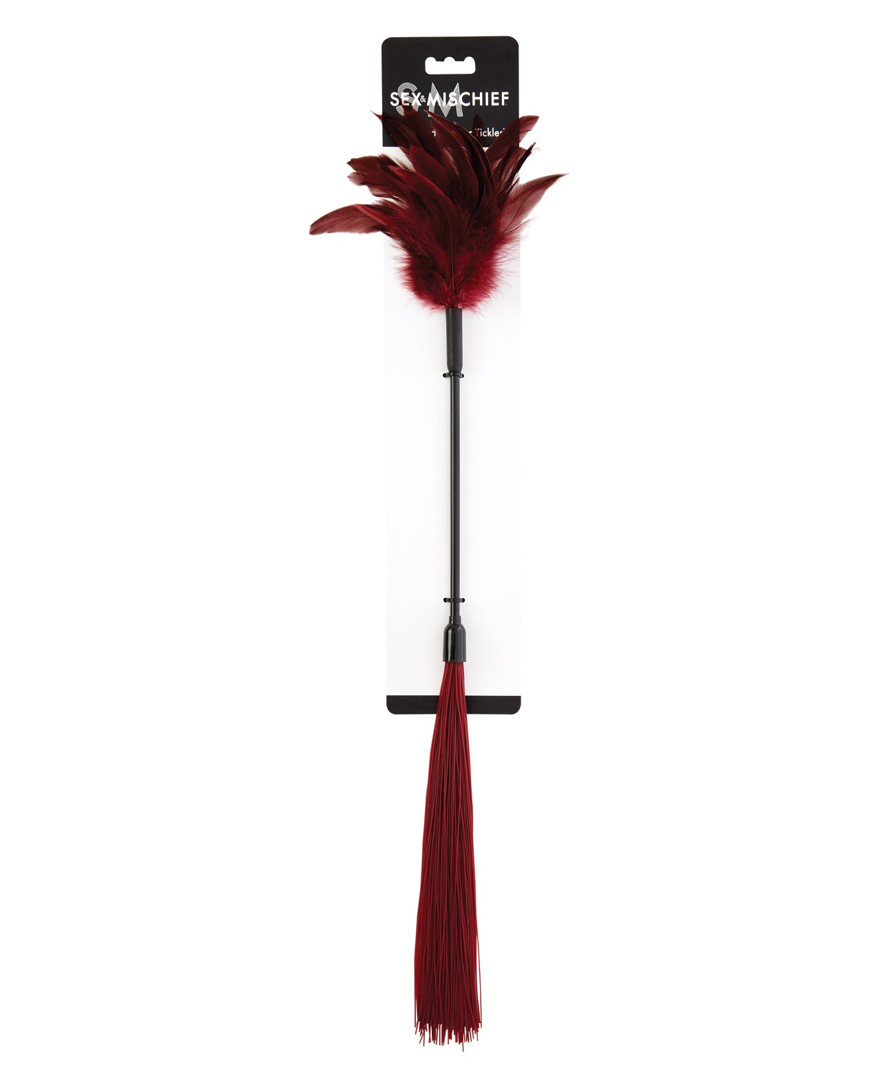 Sex &amp; Mischief Sex &amp; Mischief Enchanted Feather Tickler - Burgundy
