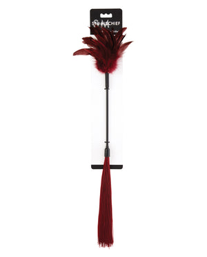 Sex &amp; Mischief Sex &amp; Mischief Enchanted Feather Tickler - Burgundy