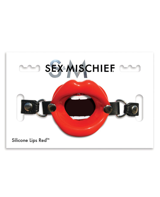 Sex &amp; Mischief Sex &amp; Mischief Silicone Lips - Red