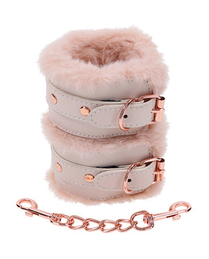 Sex &amp; Mischief Sex &amp; Mischief Peaches 'n CreaMe Fur Handcuffs - Image 3