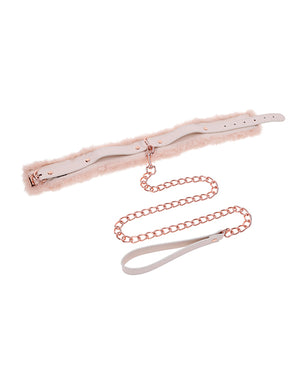 Sex &amp; Mischief Sex &amp; Mischief Peaches 'n CreaMe Fur Collar &amp; Leash - Image 5