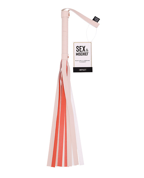 Sex &amp; Mischief Sex &amp; Mischief Peaches 'n CreaMe Stripe Flogger