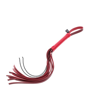 Sex &amp; Mischief Sex &amp; Mischief Ex's &amp; Oh's Crystal Flogger - Red - Image 5