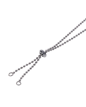 Sex &amp; Mischief Sex &amp; Mischief Ex's &amp; Oh's Body Jewelry w/Nipple Ties - Black - Image 4