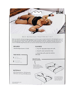 Sex &amp; Mischief Sex &amp; Mischief Bed Bondage Restraint Kit - Image 3