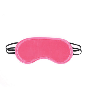 Sex &amp; Mischief Sex &amp; Mischief Satin Blindfold - Hot Pink - Image 4