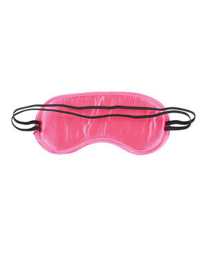 Sex &amp; Mischief Sex &amp; Mischief Satin Blindfold - Hot Pink - Image 5