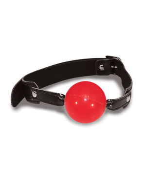 Sex &amp; Mischief Sex &amp; Mischief Solid Red Ball Gag - Image 2