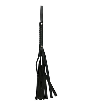Sex &amp; Mischief Sex &amp; Mischief Faux Leather Flogger - Black - Image 2