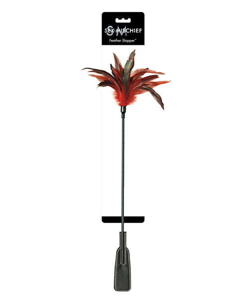 Sex &amp; Mischief Sex &amp; Mischief Feather Slapper - Red/Black Feathers
