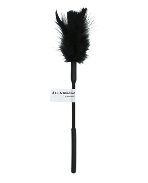 Sex &amp; Mischief Sex &amp; Mischief Feather Slapper - Red/Black Feathers - Image 4