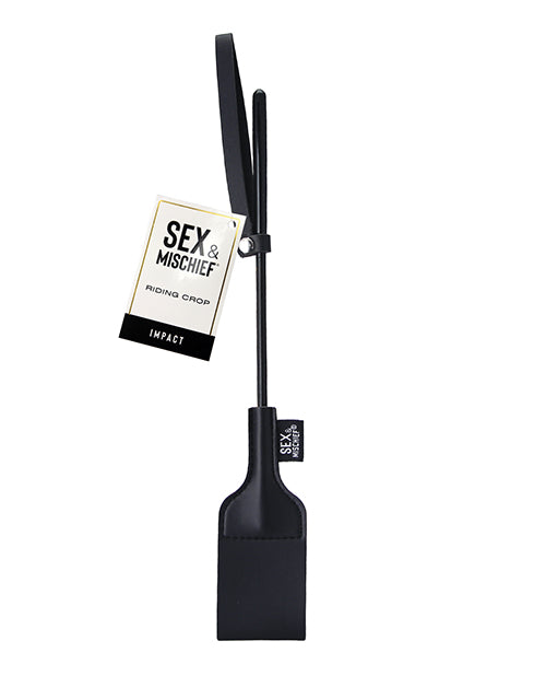 Sex &amp; Mischief Sex &amp; Mischief Riding Crop - Black