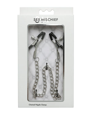 Sex &amp; Mischief Sex &amp; Mischief Chained Nipple Clamps