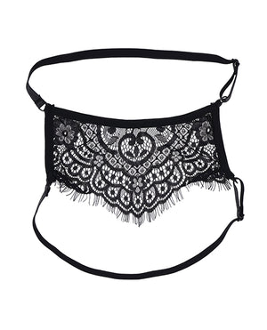 Sex &amp; Mischief Sex &amp; Mischief Veiled Vision Lace Blindfold - Image 2