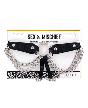 Sex &amp; Mischief Sex &amp; Mischief Chain Lace Garters