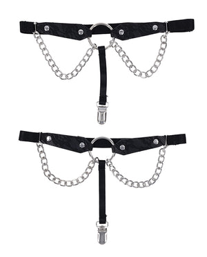 Sex &amp; Mischief Sex &amp; Mischief Chain Lace Garters - Image 2