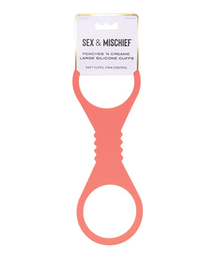 Sex &amp; Mischief Sex &amp; Mischief Peaches 'n CreaMe Large Silicone Cuffs