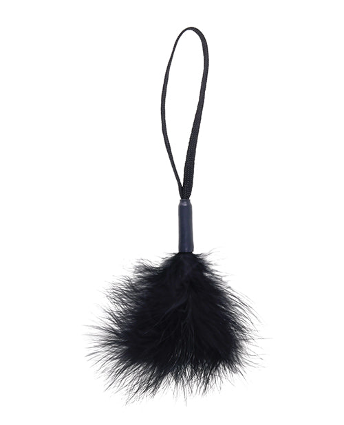 Sex &amp; Mischief Sex &amp; Mischief Peaches 'n CreaMe Wrist Feather Tickler - Black