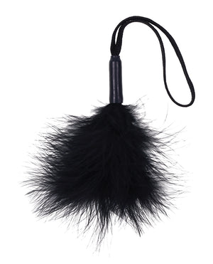 Sex &amp; Mischief Sex &amp; Mischief Peaches 'n CreaMe Wrist Feather Tickler - Black - Image 2