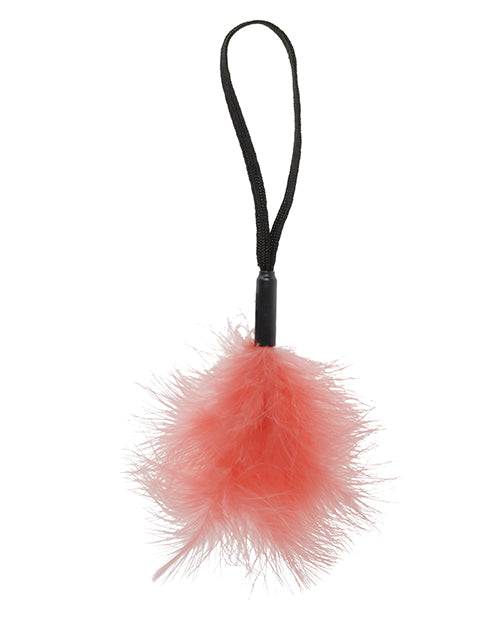 Sex &amp; Mischief Sex &amp; Mischief Peaches 'n CreaMe Wrist Feather Tickler - Peach
