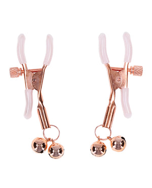 Sex &amp; Mischief Sex &amp; Mischief Peaches 'n CreaMe Bell Nipple Clamps - Image 3