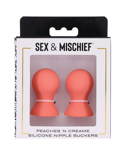 Sex &amp; Mischief Sex &amp; Mischief Peaches 'n CreaMe Silicone Nipple Suckers