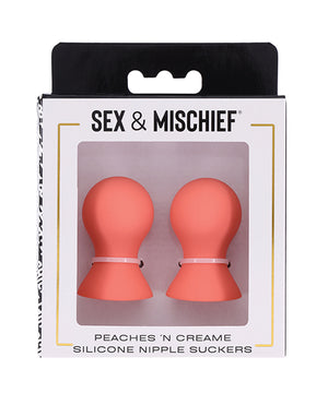 Sex &amp; Mischief Sex &amp; Mischief Peaches 'n CreaMe Silicone Nipple Suckers