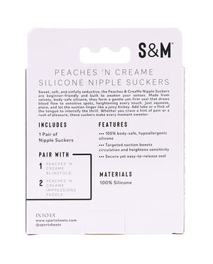 Sex &amp; Mischief Sex &amp; Mischief Peaches 'n CreaMe Silicone Nipple Suckers - Image 5