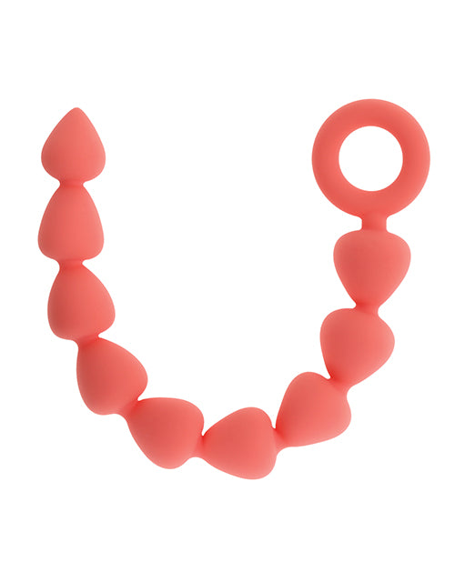 Sex &amp; Mischief Sex &amp; Mischief Peaches 'n CreaMe Silicone Anal Beads - Image 2