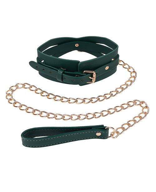 Sex &amp; Mischief Sex &amp; Mischief Indica Cutout Collar &amp; Leash - Image 2