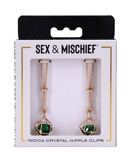 Sex &amp; Mischief Sex &amp; Mischief Indica Crystal Nipple Clips