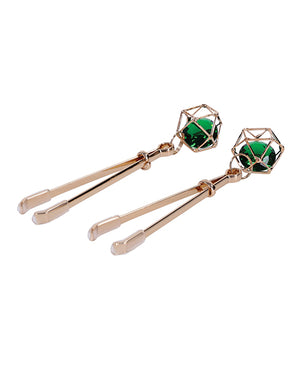 Sex &amp; Mischief Sex &amp; Mischief Indica Crystal Nipple Clips - Image 3
