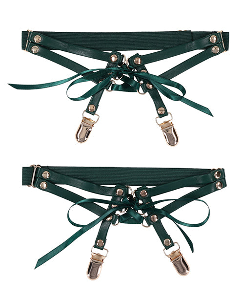 Sex &amp; Mischief Sex &amp; Mischief Indica Laced Up Garters - Image 2