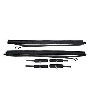 Sportsheets Sportsheets No Matter Where Adjustable Bondage Restraint System - Black - Image 2