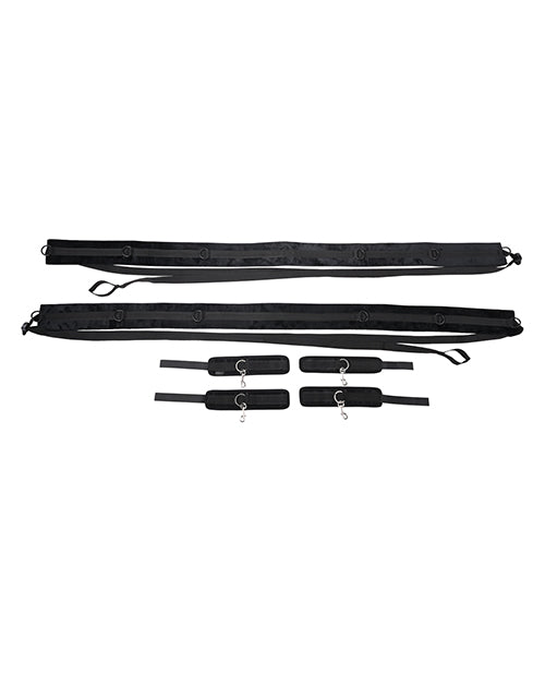 Sportsheets Sportsheets No Matter Where Adjustable Bondage Restraint System - Black - Image 2