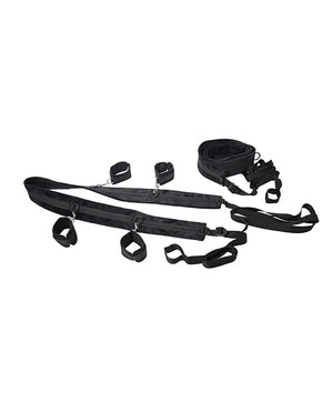 Sportsheets Sportsheets No Matter Where Adjustable Bondage Restraint System - Black - Image 3